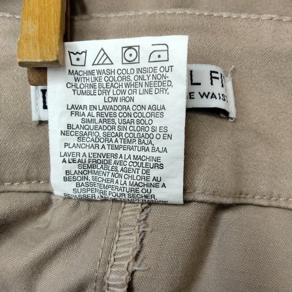 Lee Natural Fit Khaki Straight Leg Pants – Size 16W - Picture 7 of 7